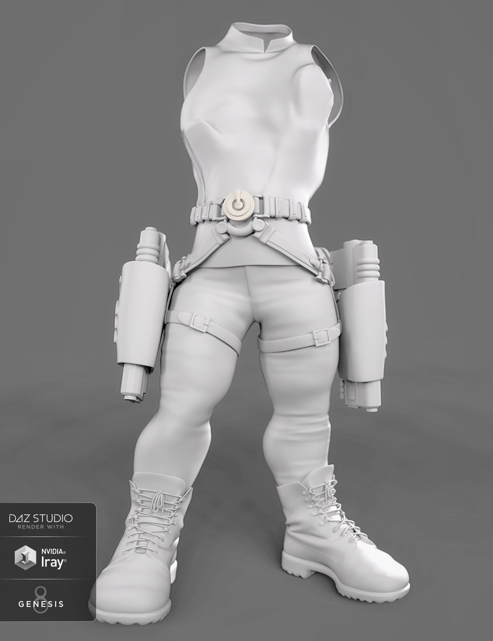 Bounty Huntsman Outfit for Genesis 8 Male(s) by: Anna BenjaminMada, 3D Models by Daz 3D
