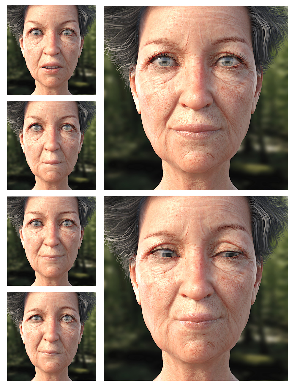 GOLDEN YEARS Expressions for Mabel 8 GOLDEN YEARS Expressions for Mabel 8 by: Sharktooth, 3D Models by Daz 3D