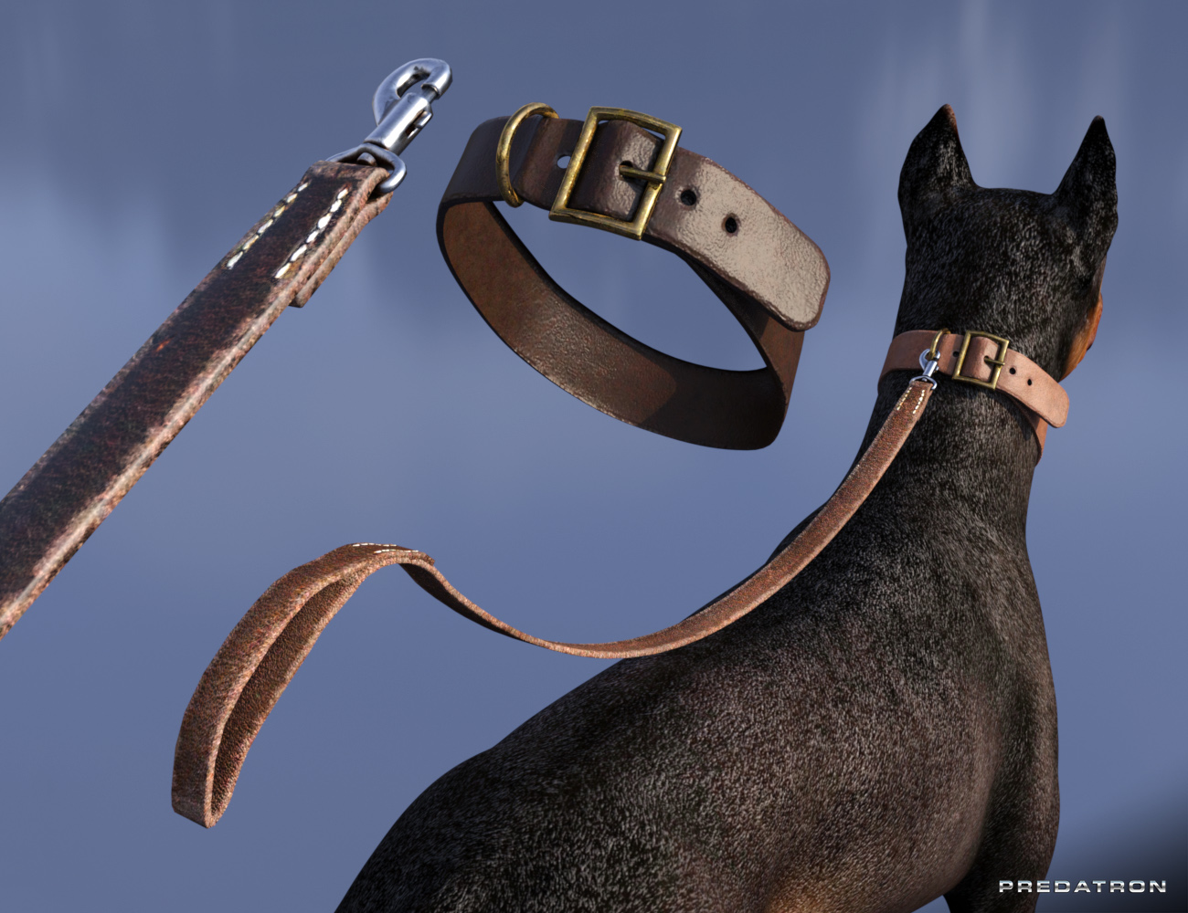 Utility Dog Vests for Daz Dog 8 by: Predatron, 3D Models by Daz 3D