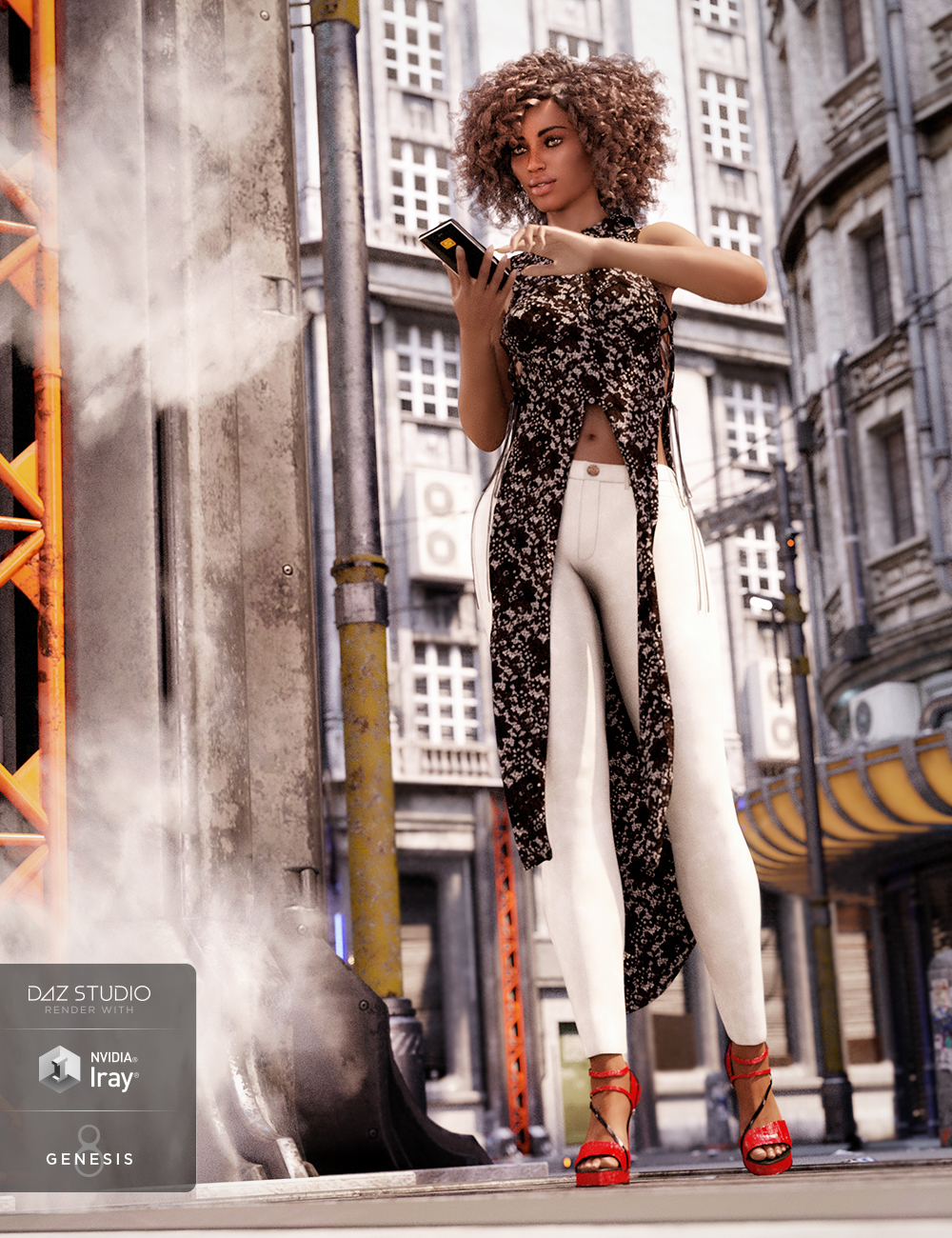 dForce Rodeo Drive Outfit Textures by: Anna Benjamin, 3D Models by Daz 3D