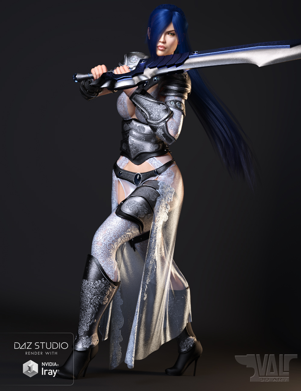 Dforce Warrior Of Dusk Outfit For Genesis 8 Females Daz 3d 0523