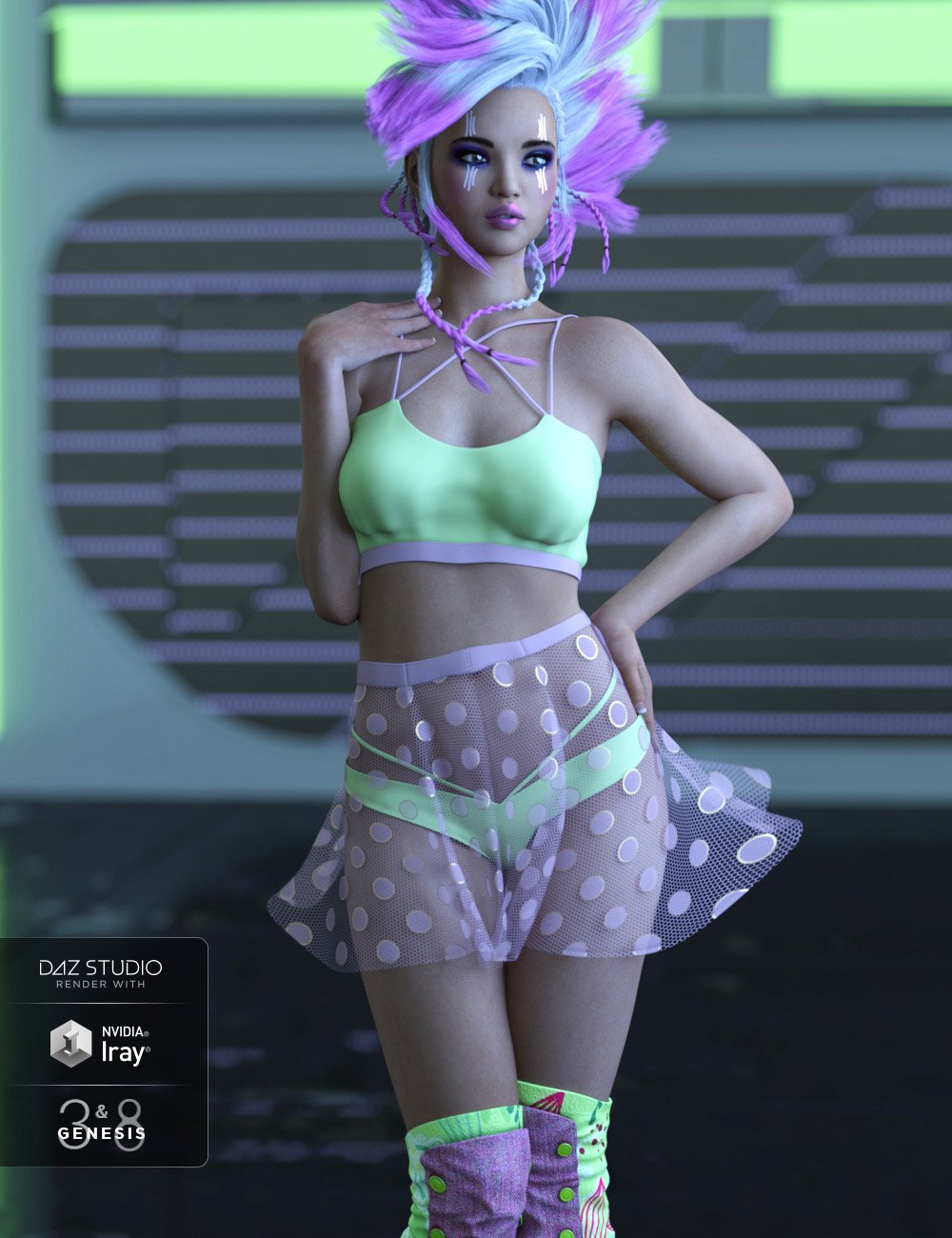 Cody for Genesis 3 & 8 Female Cody for Genesis 3 & 8 Female by: CherubitSpows, 3D Models by Daz 3D