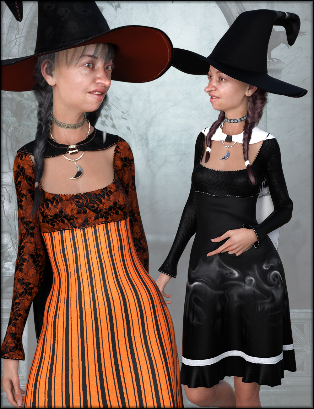 dForce Sorceress Outfit Textures by: Shox-Design, 3D Models by Daz 3D