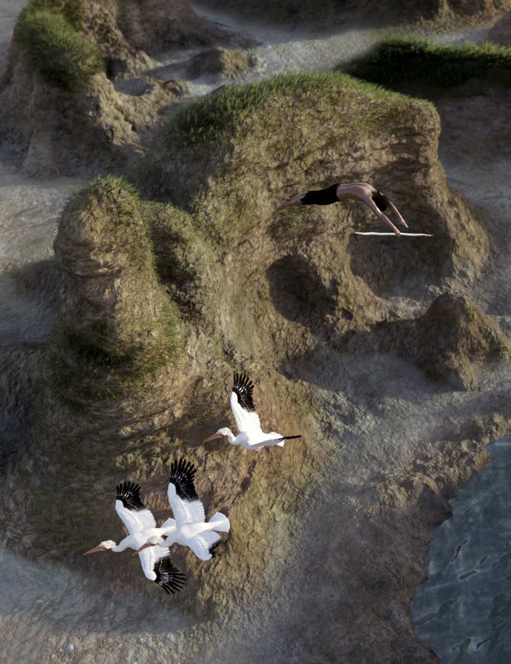 Modular Cove Landscape Creator by: Deepsea, 3D Models by Daz 3D