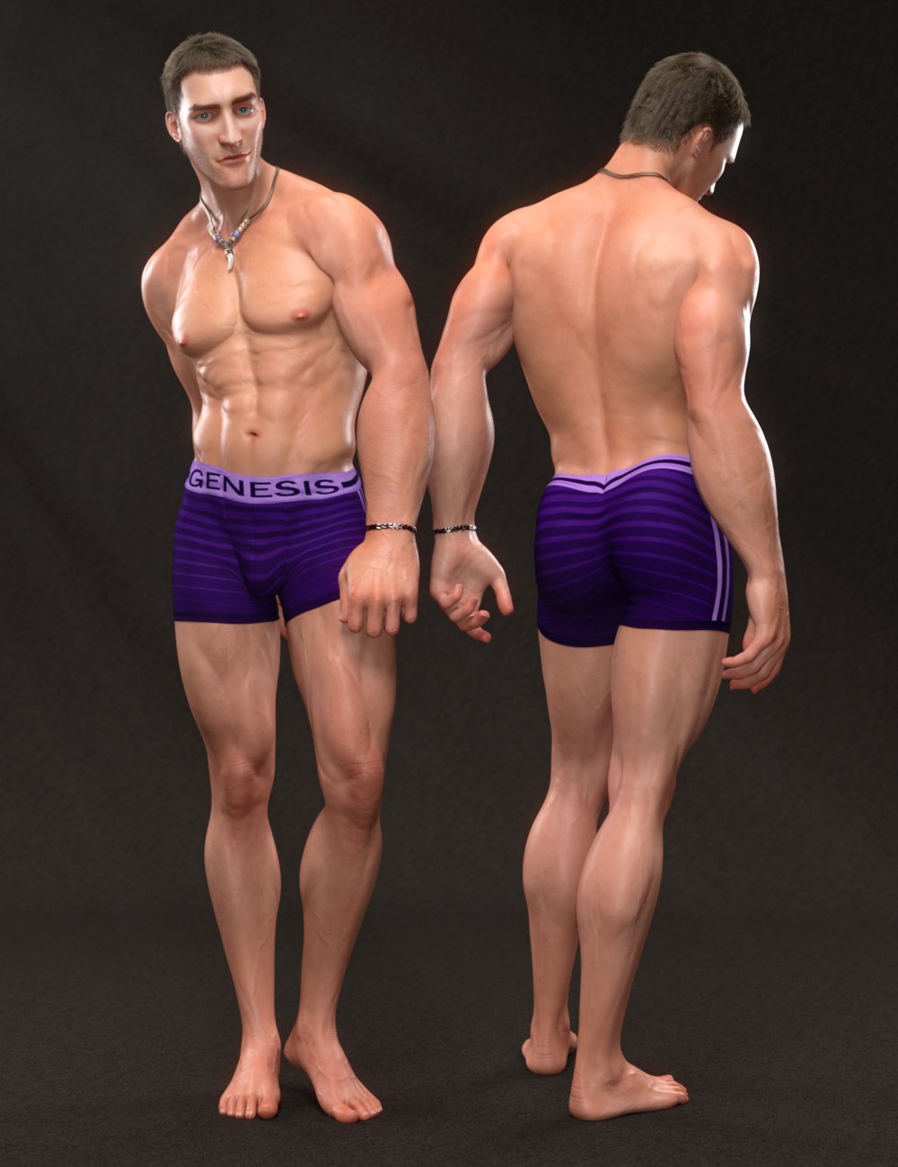 Brandon for Toon Dwayne 8 by: VincentXyooj, 3D Models by Daz 3D