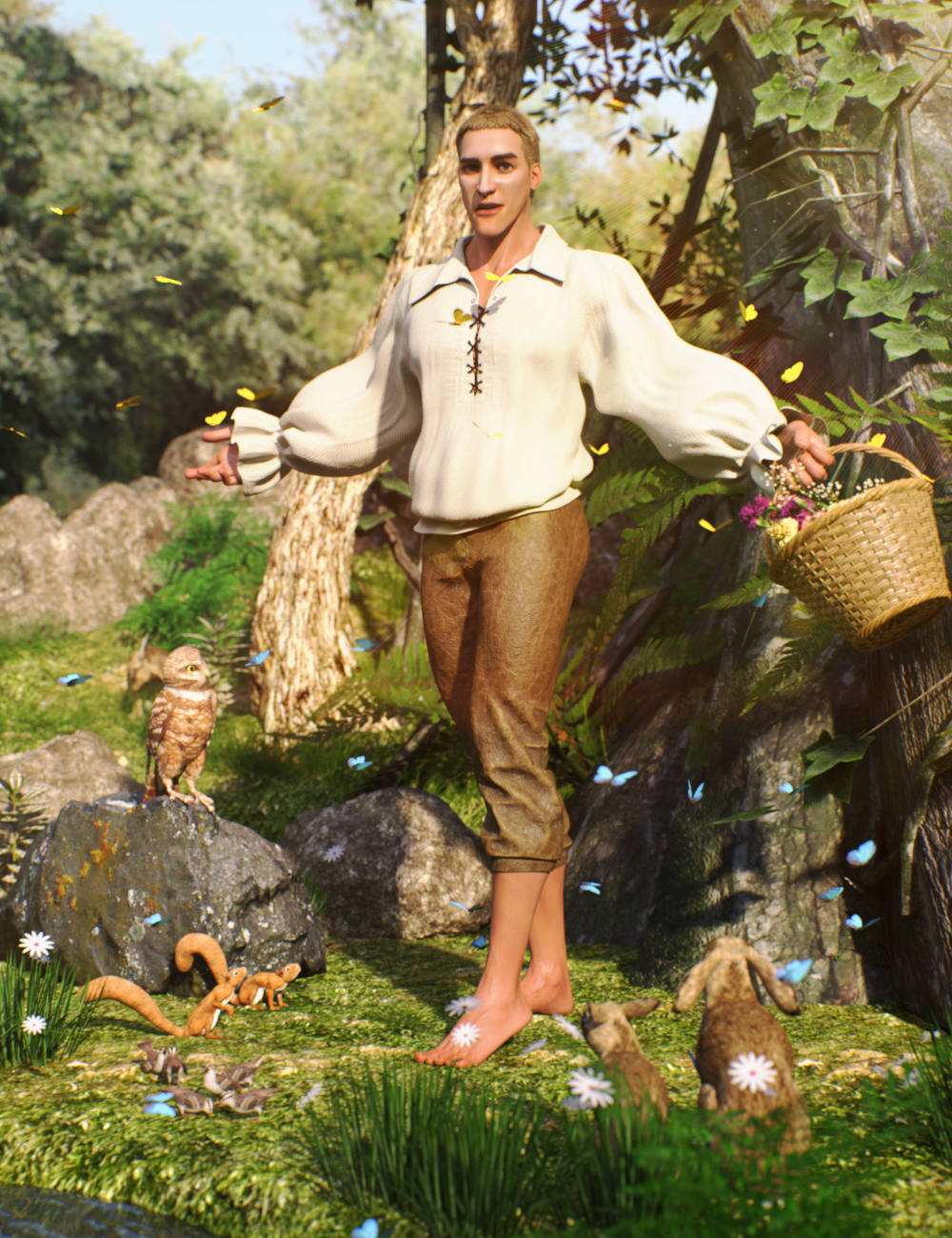 Brandon for Toon Dwayne 8 Brandon for Toon Dwayne 8 by: VincentXyooj, 3D Models by Daz 3D
