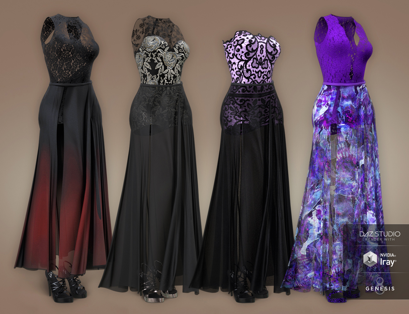 dForce Chantilly Chic Outfit Textures dForce Chantilly Chic Outfit Textures by: Moonscape GraphicsSade, 3D Models by Daz 3D