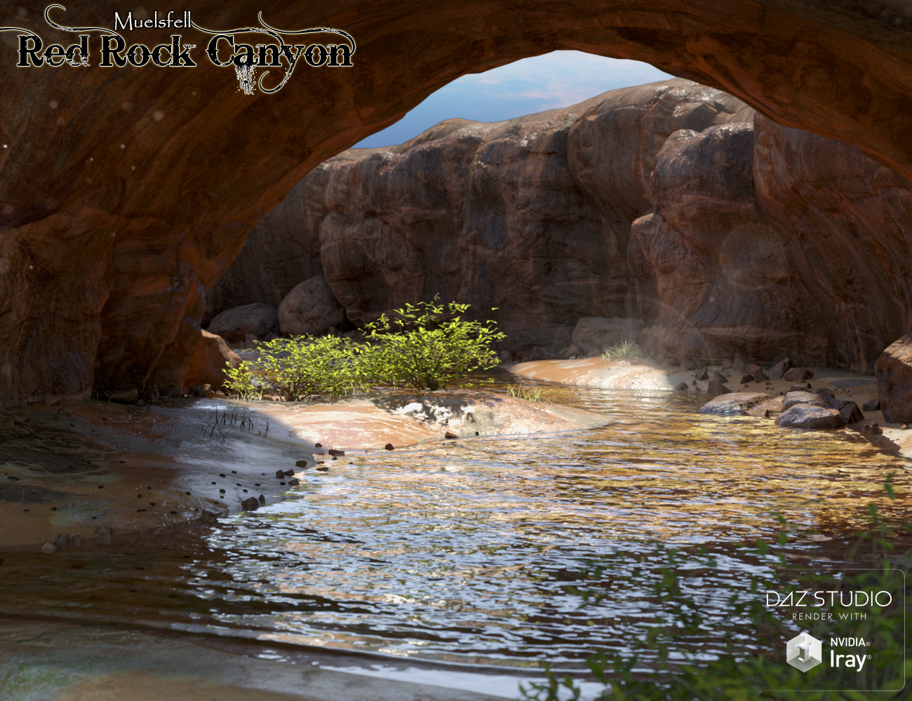 Muelsfell Modular Red Rock Canyon by: E-Arkham, 3D Models by Daz 3D