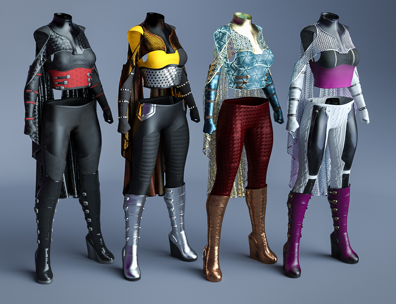 dForce Stargazer Outfit Textures by: Moonscape GraphicsSade, 3D Models by Daz 3D