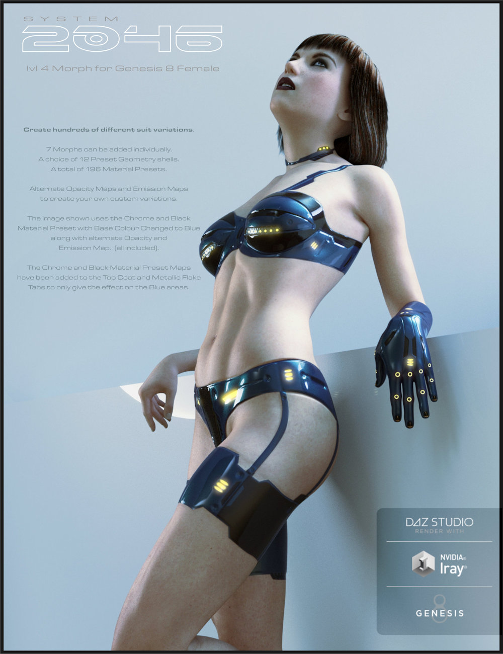 System 2046 for Genesis 8 Female(s) by: daveyabbo, 3D Models by Daz 3D