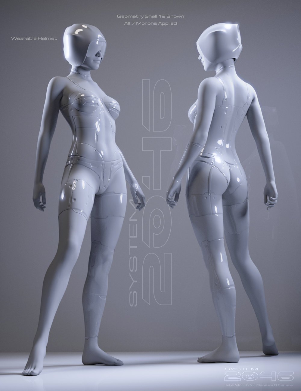 System 2046 for Genesis 8 Female(s) by: daveyabbo, 3D Models by Daz 3D