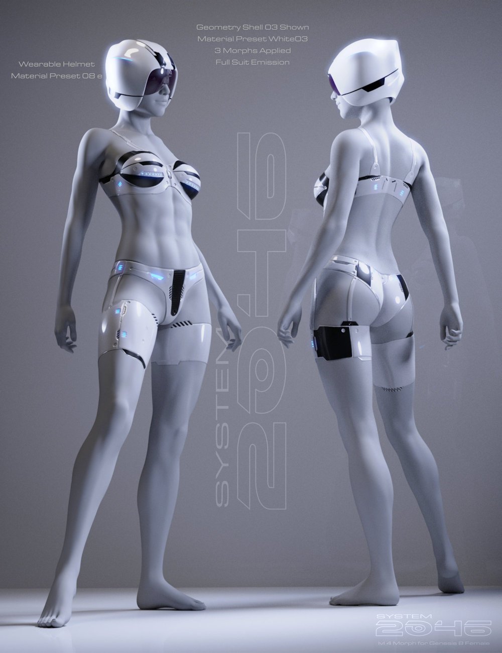 System 2046 for Genesis 8 Female(s) System 2046 for Genesis 8 Female(s) by: daveyabbo, 3D Models by Daz 3D
