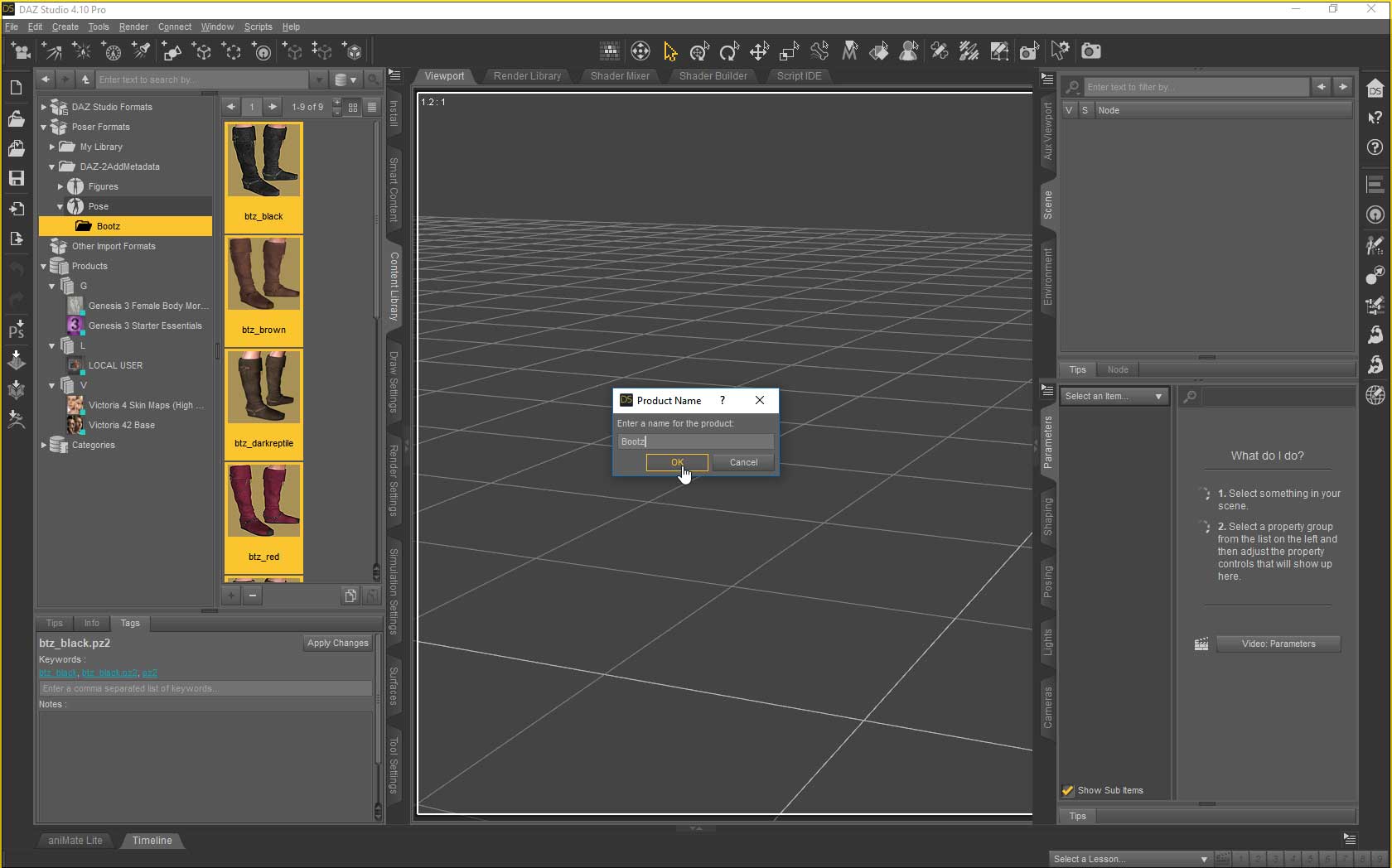 Smartening up the Daz Studio Database by: CganArki, 3D Models by Daz 3D