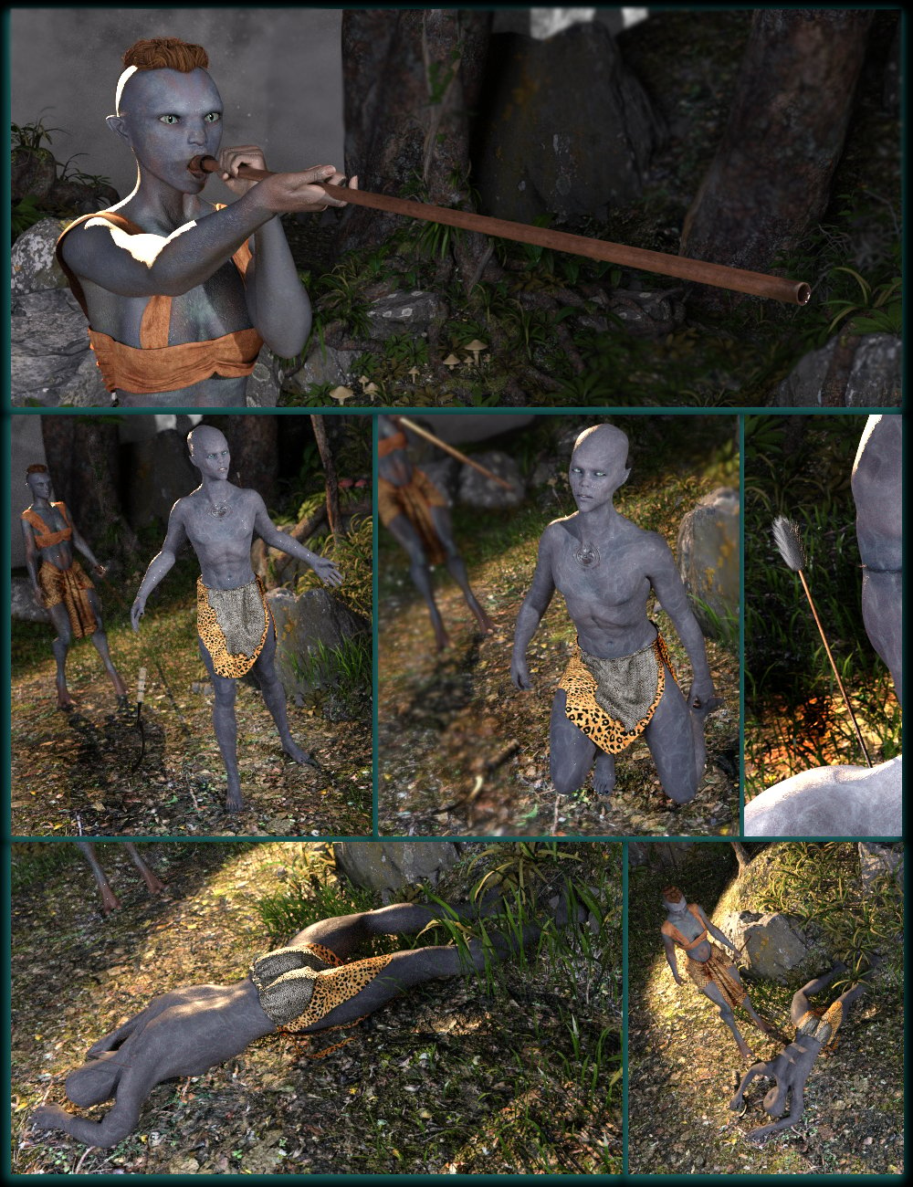 SY Knocked Out! Poses and Props for Genesis 8 by: Sickleyield, 3D Models by Daz 3D