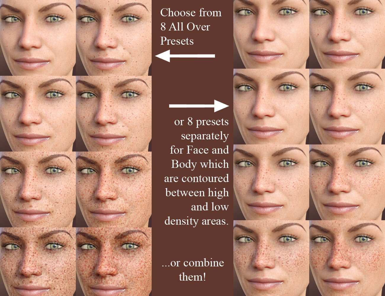 Ultimate Freckles for Genesis 8 and 3 Females and Males Ultimate Freckles for Genesis 8 and 3 Females and Males by: PhilW, 3D Models by Daz 3D