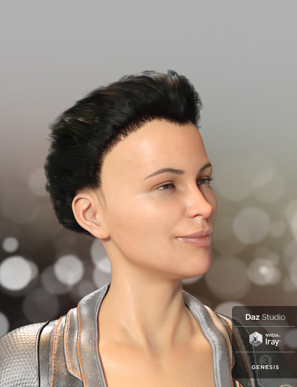 Shock Hair for Genesis 3 and 8 Females Shock Hair for Genesis 3 and 8 Females by: the3dwizard, 3D Models by Daz 3D