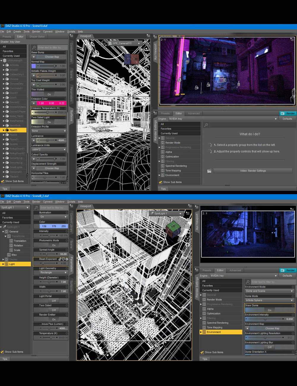 Midnight Rendering Secrets for Urban Future 6 by: Dreamlight, 3D Models by Daz 3D