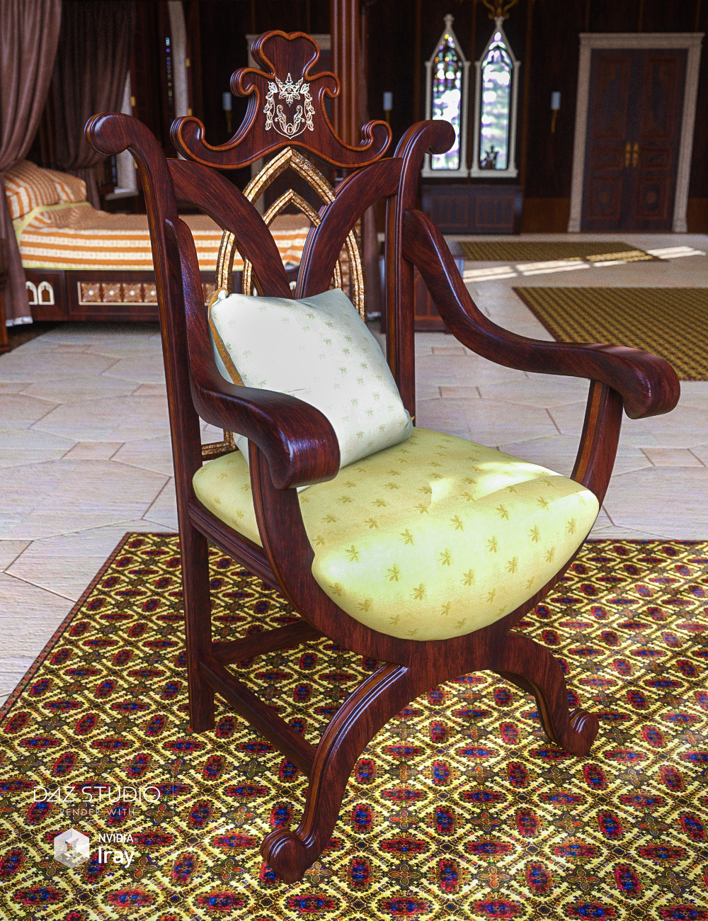 Rosemoor Manor II - Furniture Rosemoor Manor II - Furniture by: Dark-Elf, 3D Models by Daz 3D