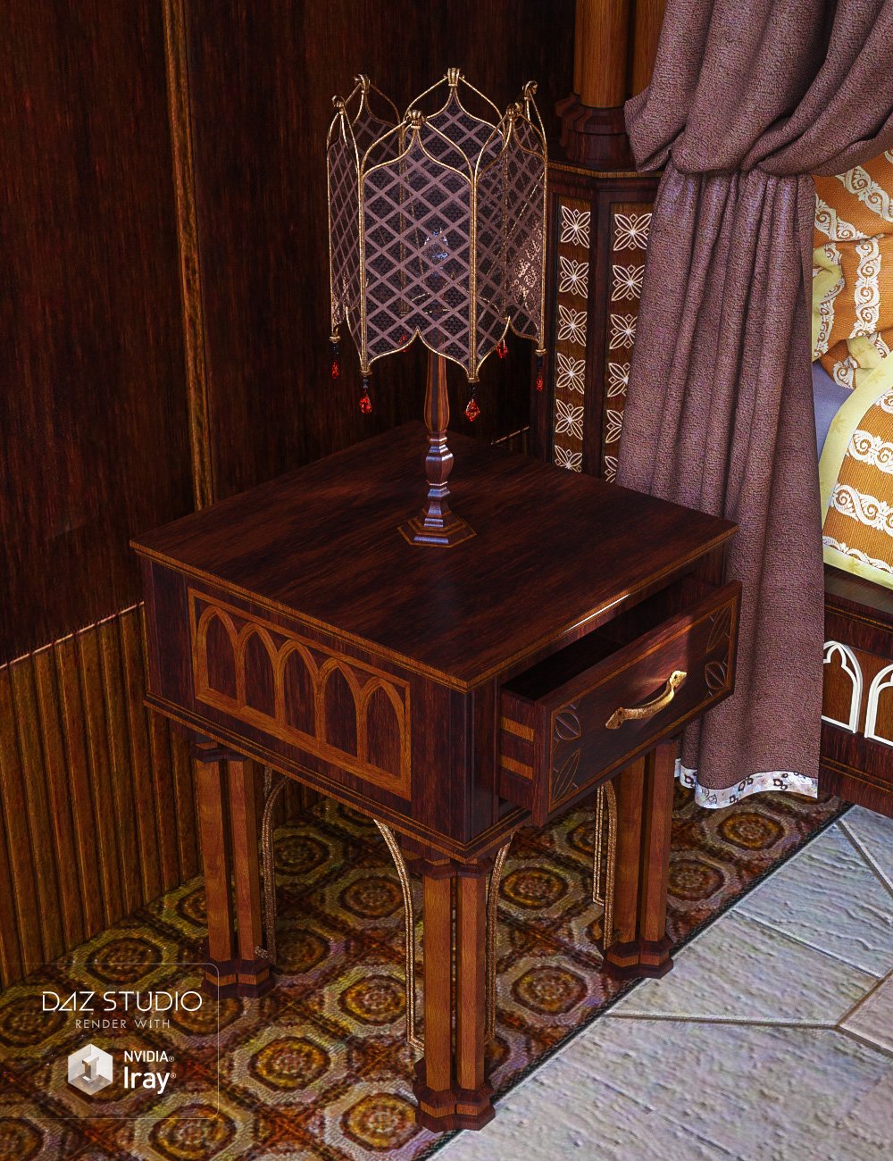 Rosemoor Manor II - Furniture by: Dark-Elf, 3D Models by Daz 3D