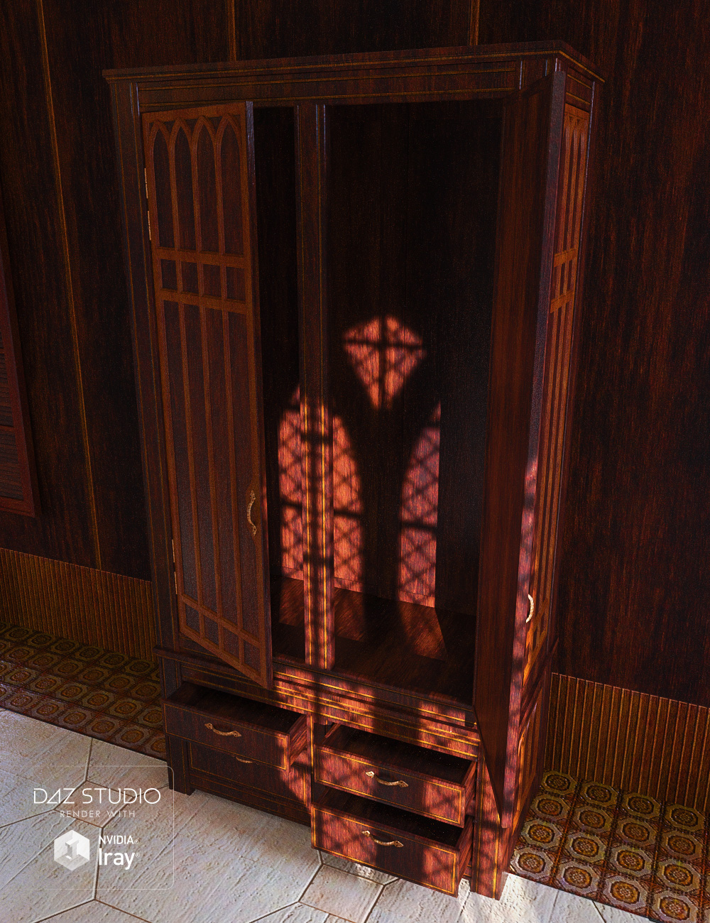 Rosemoor Manor II - Furniture Rosemoor Manor II - Furniture by: Dark-Elf, 3D Models by Daz 3D