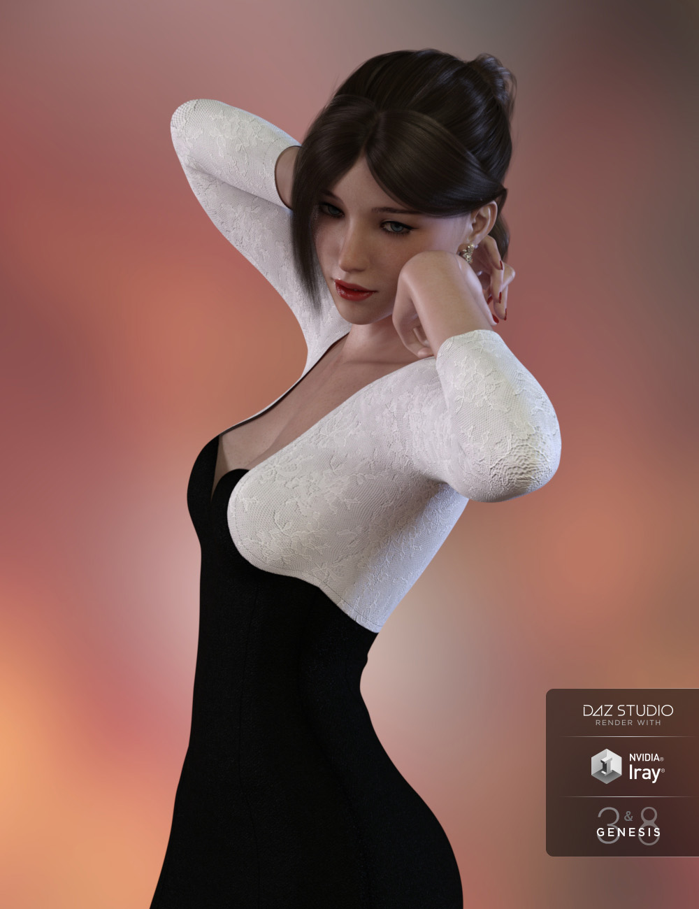 Emma for Genesis 3 & 8 Female Emma for Genesis 3 & 8 Female by: Cherubit, 3D Models by Daz 3D