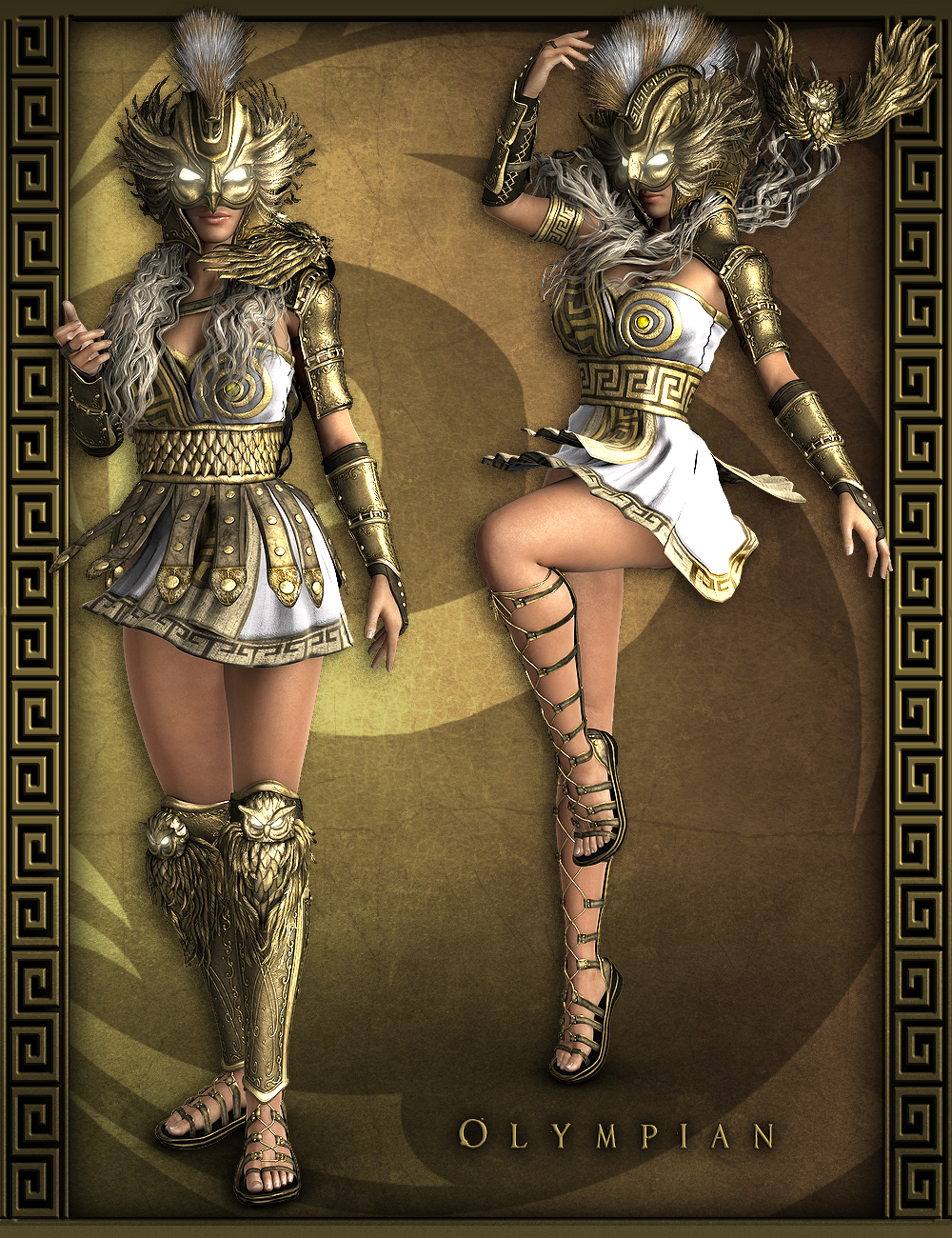 Divinity - Athena Outfit for Genesis 8 Female(s) by: IgnisSerpentus, 3D Models by Daz 3D