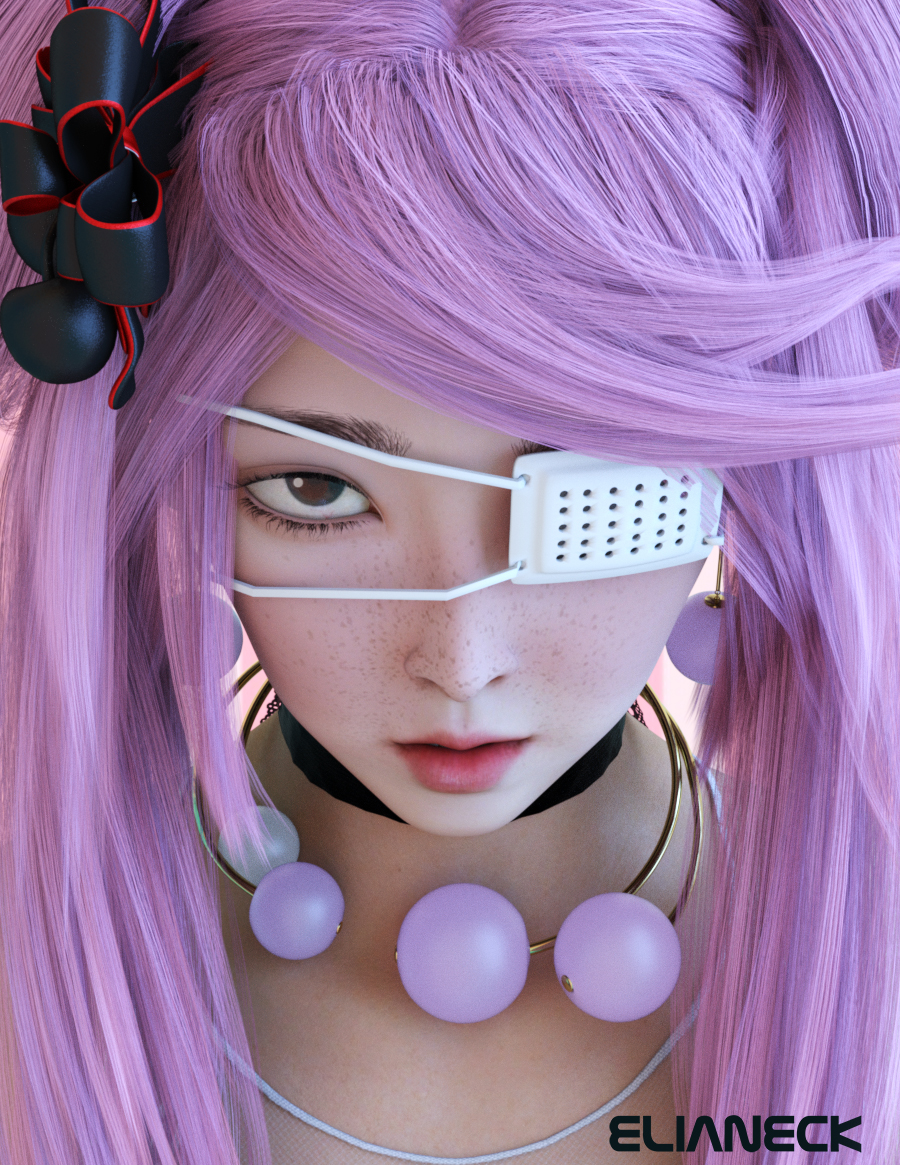 Aya for Genesis 8 Female by: Elianeck, 3D Models by Daz 3D