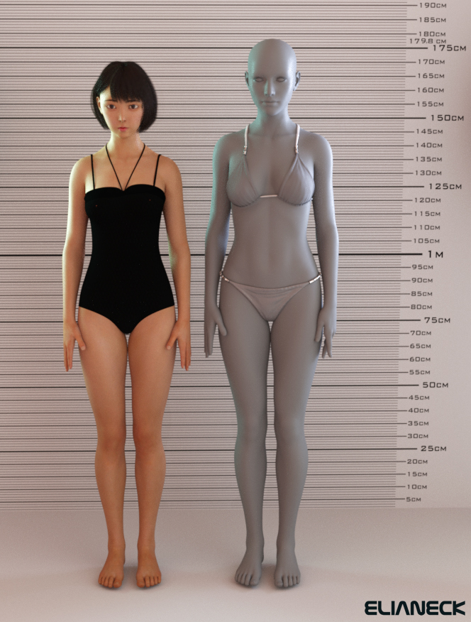 Aya for Genesis 8 Female by: Elianeck, 3D Models by Daz 3D
