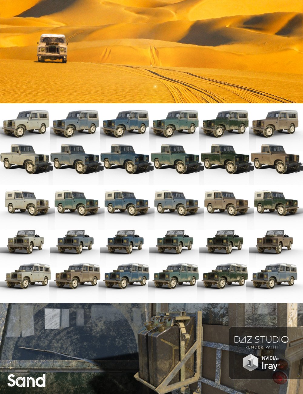 Offroad Car Offroad Car by: Ansiko, 3D Models by Daz 3D