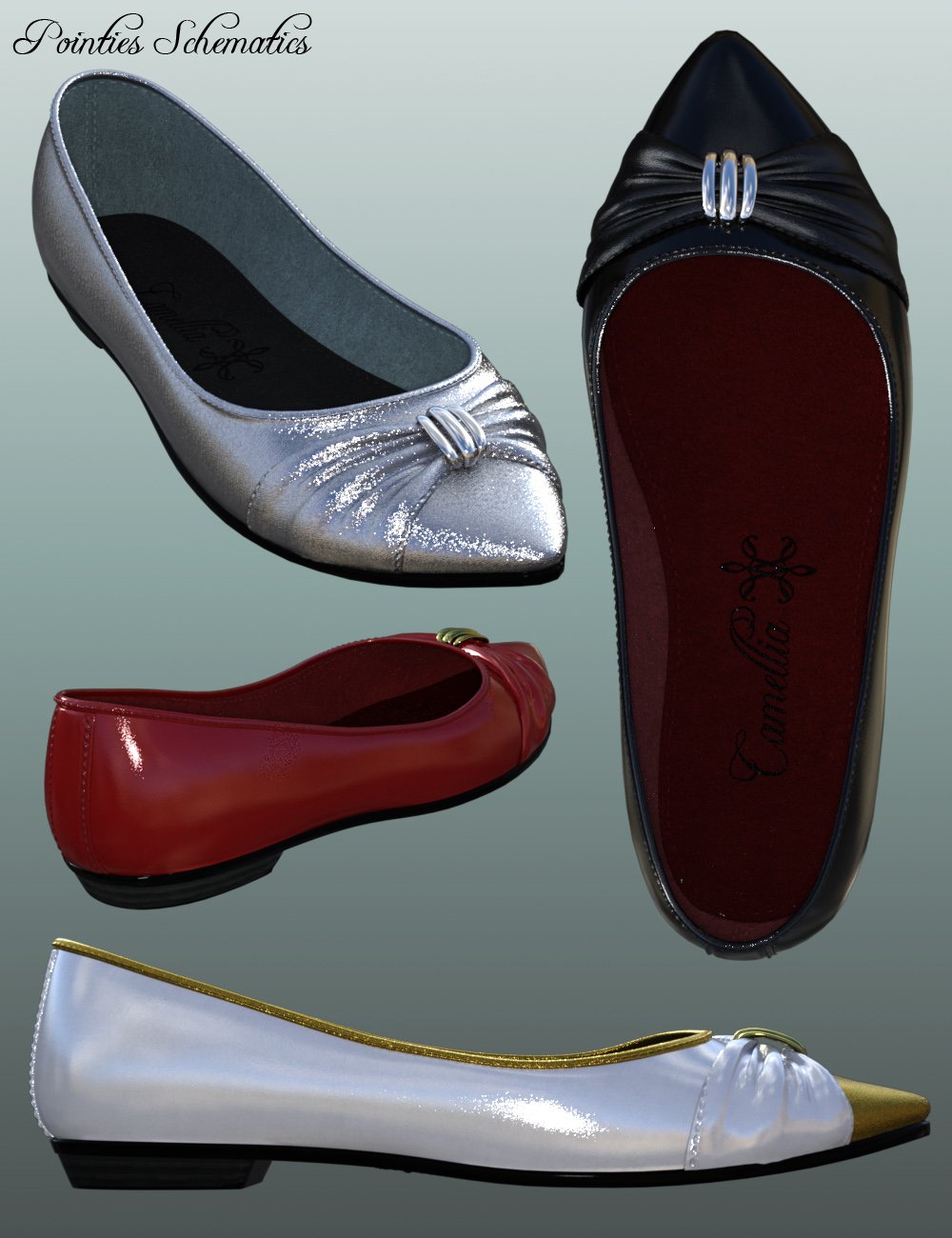 Ballet Flats Assembly Kit II for the Genesis 8 Female(s) Ballet Flats Assembly Kit II for the Genesis 8 Female(s) by: Dogz, 3D Models by Daz 3D