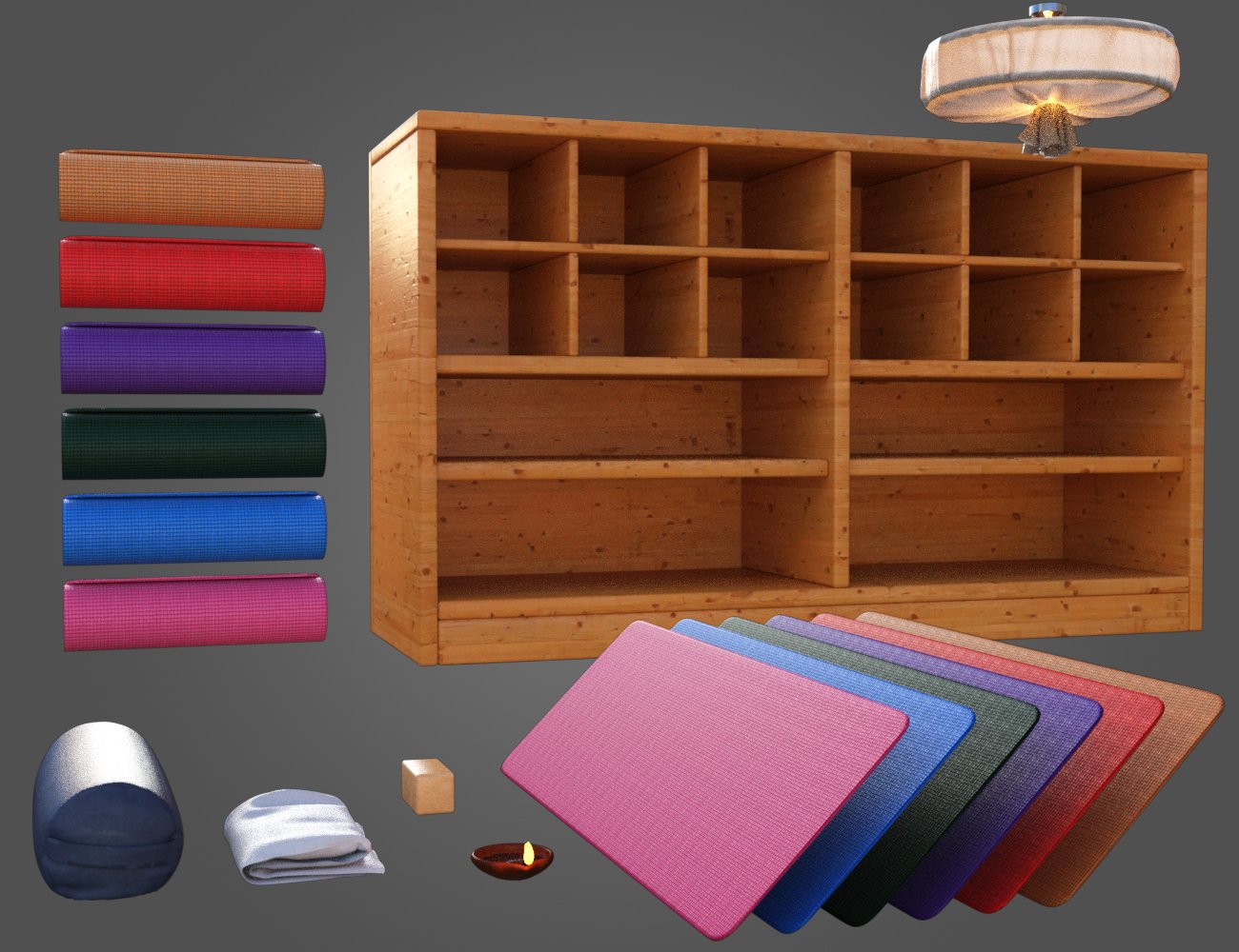 Yoga Studio Yoga Studio by: Charlie, 3D Models by Daz 3D