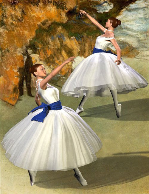 Degas Ballerina for Victoria 4 Degas Ballerina for Victoria 4 by: WillDupreMAB, 3D Models by Daz 3D