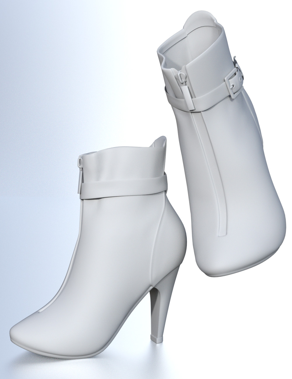 Strapped Ankle Boots for Genesis 8 Female(s) by: Maralyn, 3D Models by Daz 3D