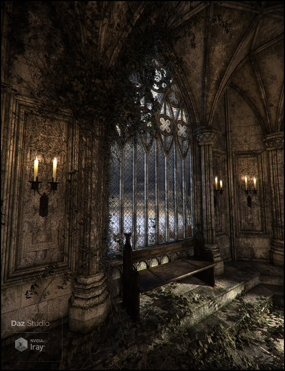 Winterblack Sanctuary Fallen | Daz 3D