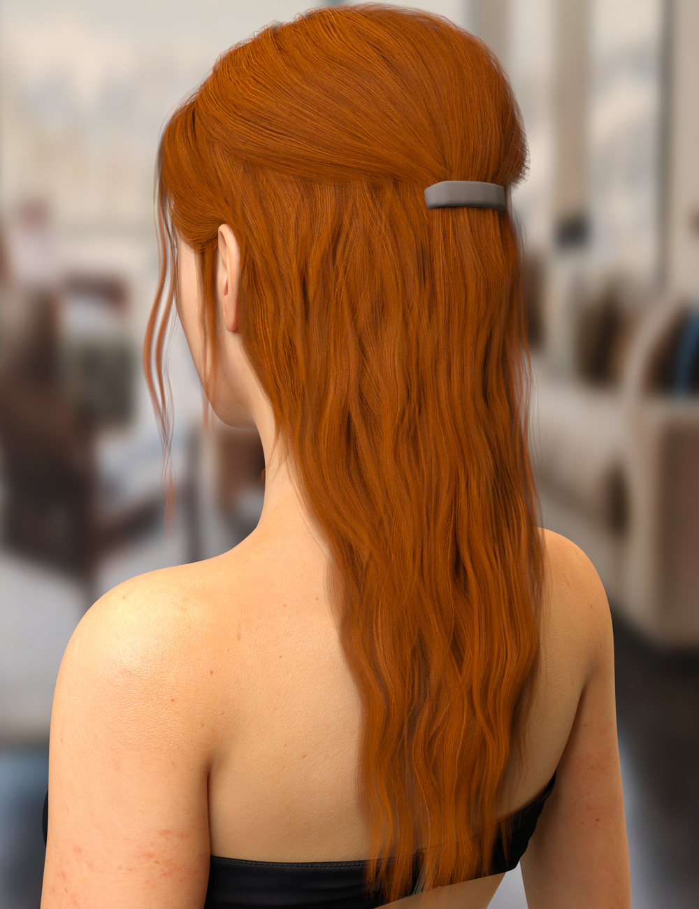 Agnes Hair for Genesis 8 Female(s) by: Toyen, 3D Models by Daz 3D