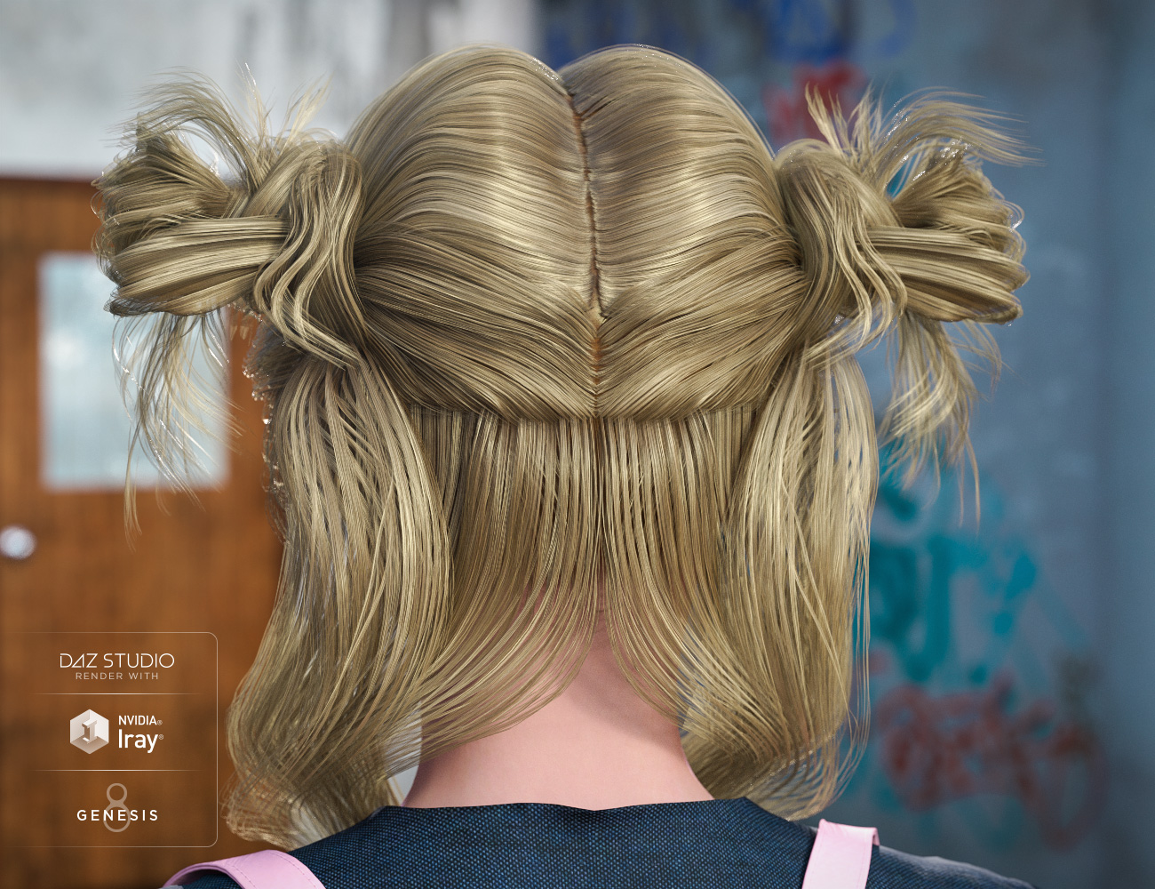 Innocent Hair for Genesis 8 Female(s) by: goldtassel, 3D Models by Daz 3D
