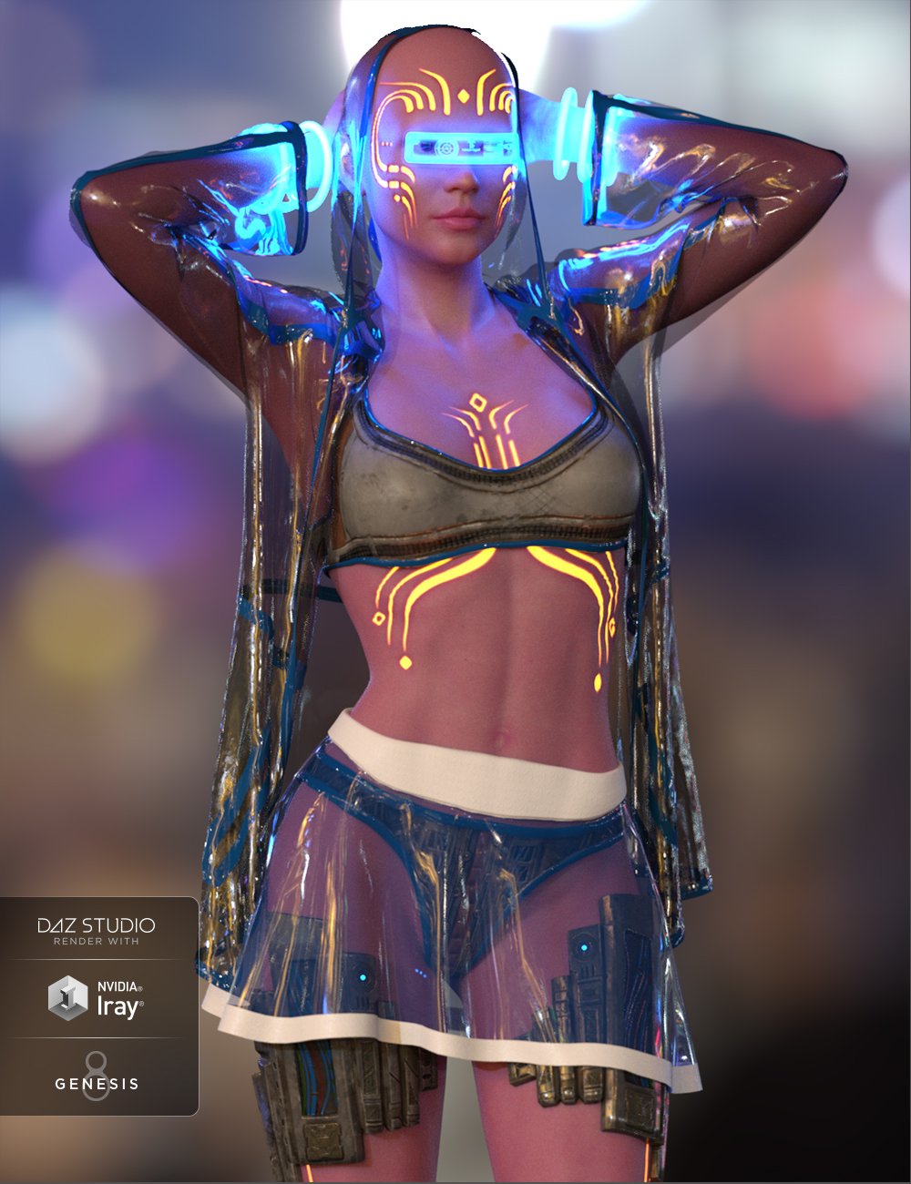 dForce Night Runner Outfit for Genesis 8 Female(s) dForce Night Runner Outfit for Genesis 8 Female(s) by: GolaM, 3D Models by Daz 3D