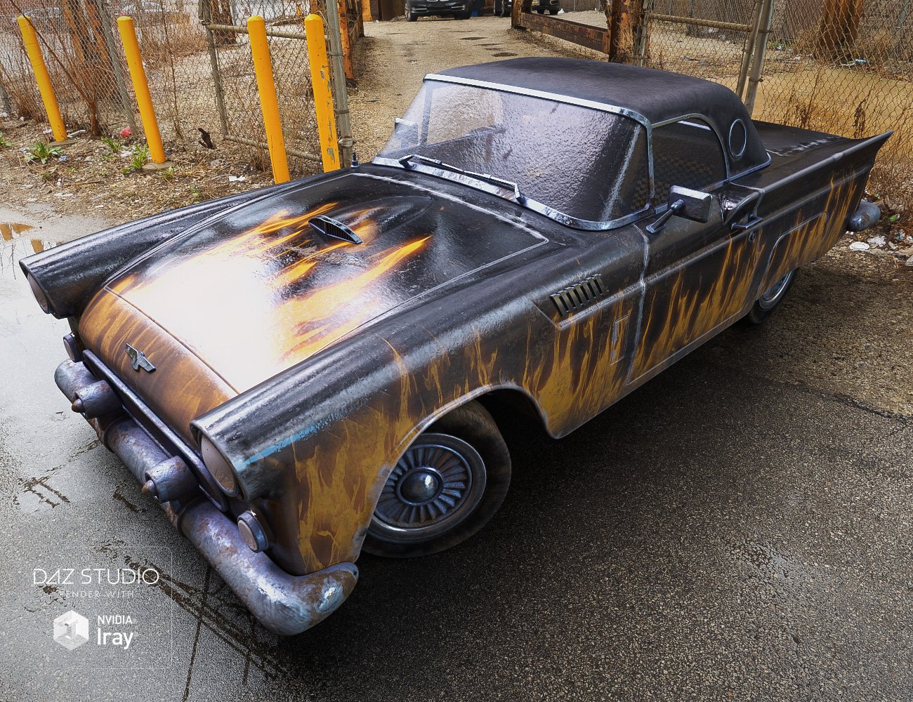 1950's Luxury Car Iray 1950's Luxury Car Iray by: GolaM, 3D Models by Daz 3D