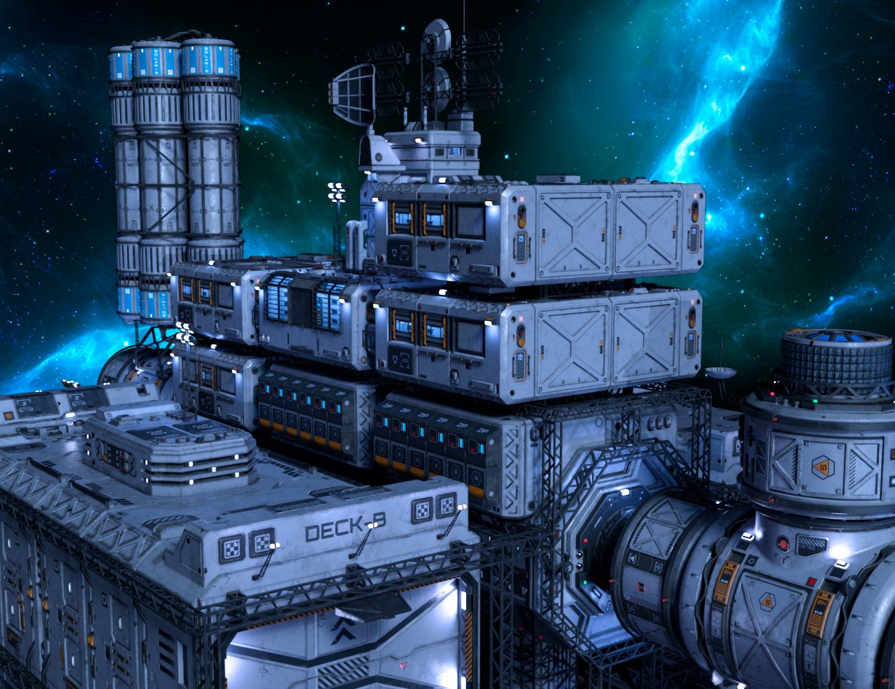 Solaris Station 2 by: petipet, 3D Models by Daz 3D