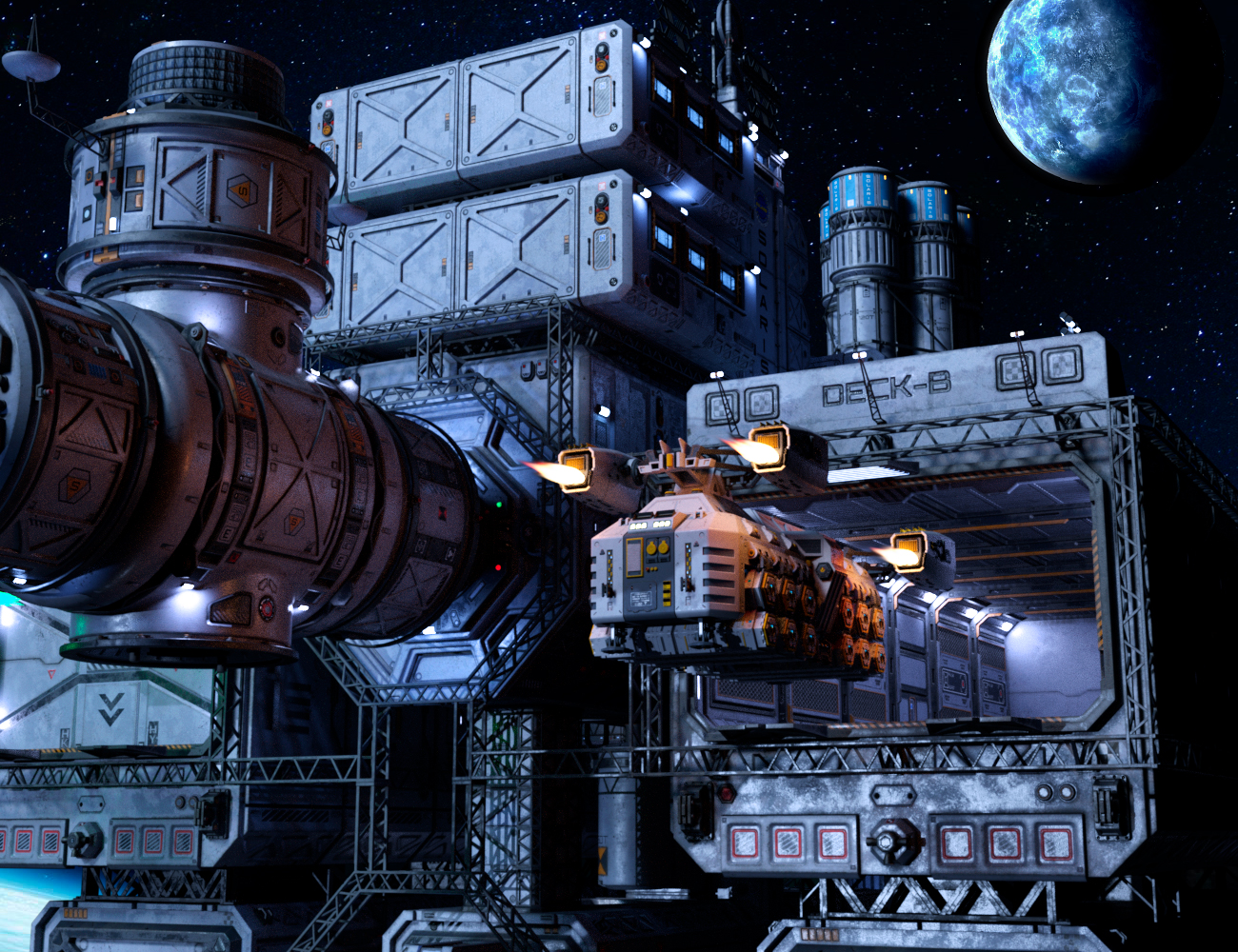 Solaris Station 2 Solaris Station 2 by: petipet, 3D Models by Daz 3D