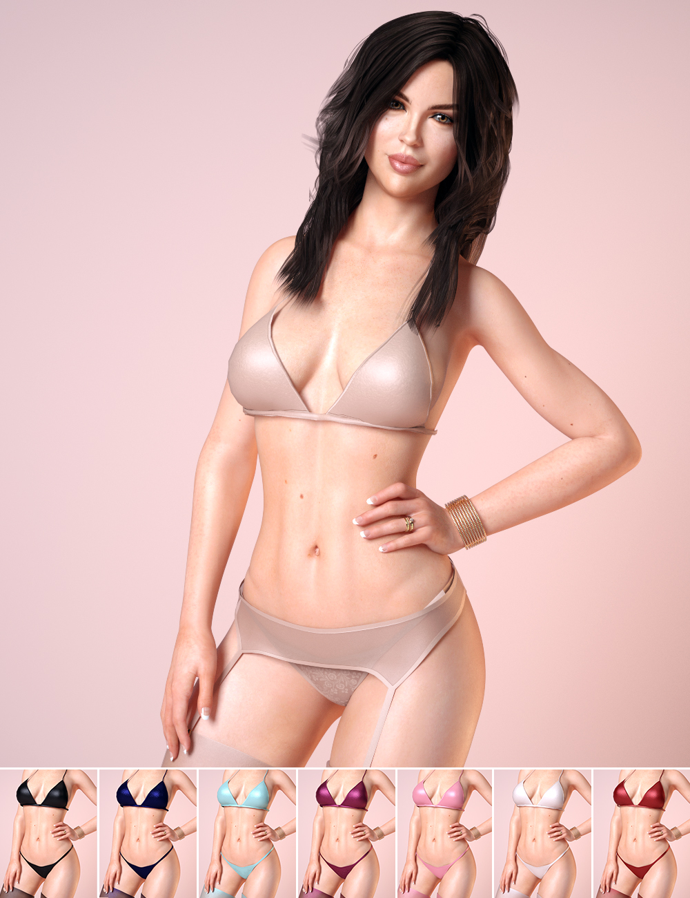 Angels Secrets 2 Lingerie for Genesis 8 Female(s) by: Val3dart, 3D Models by Daz 3D