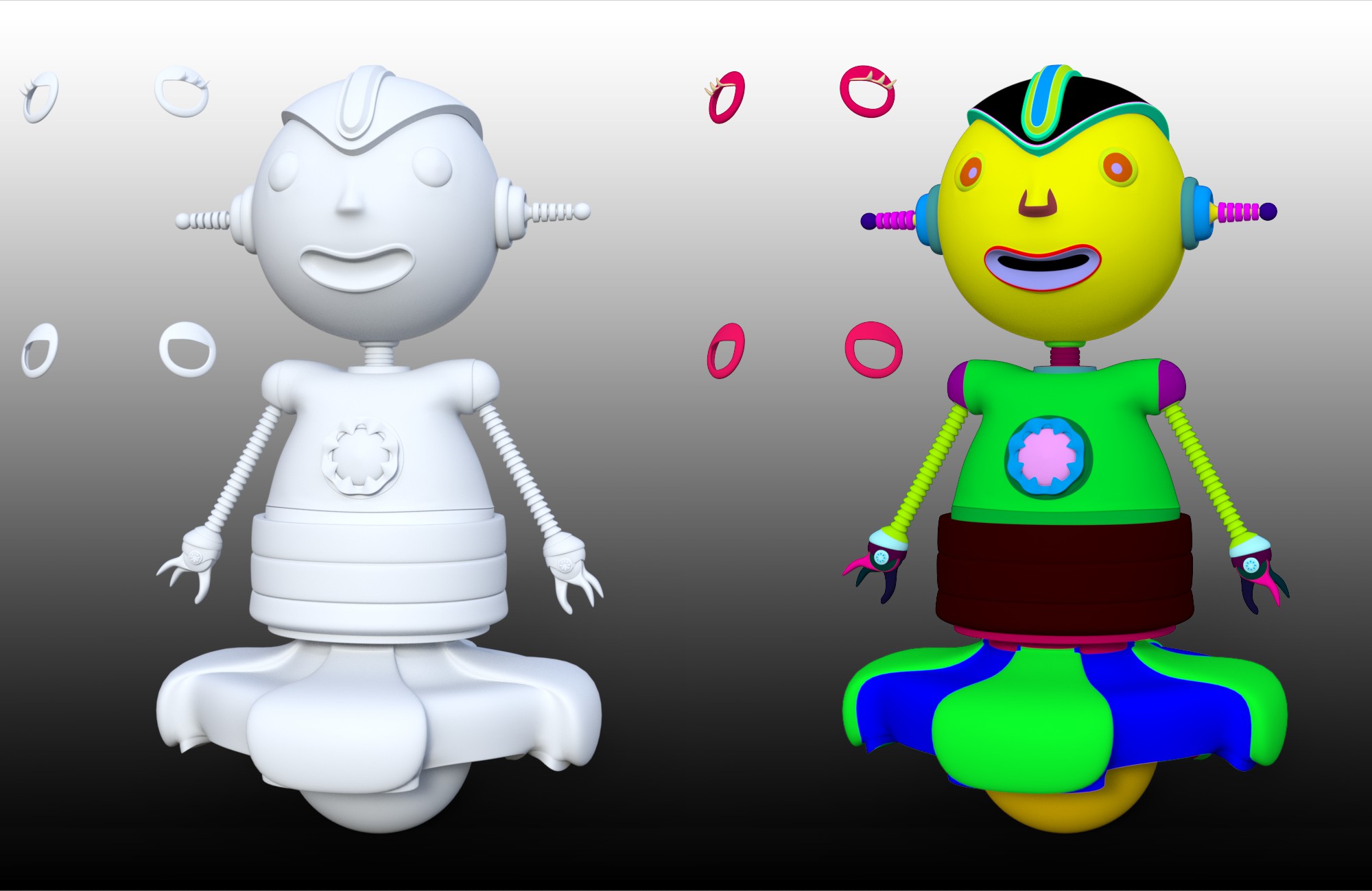Little Helper Robot by: 3D-GHDesignSade, 3D Models by Daz 3D