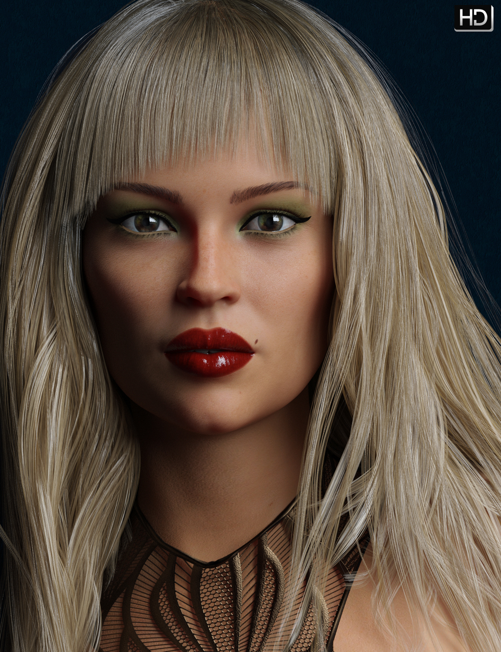Sabrina HD for Victoria 8 by: Emrys, 3D Models by Daz 3D