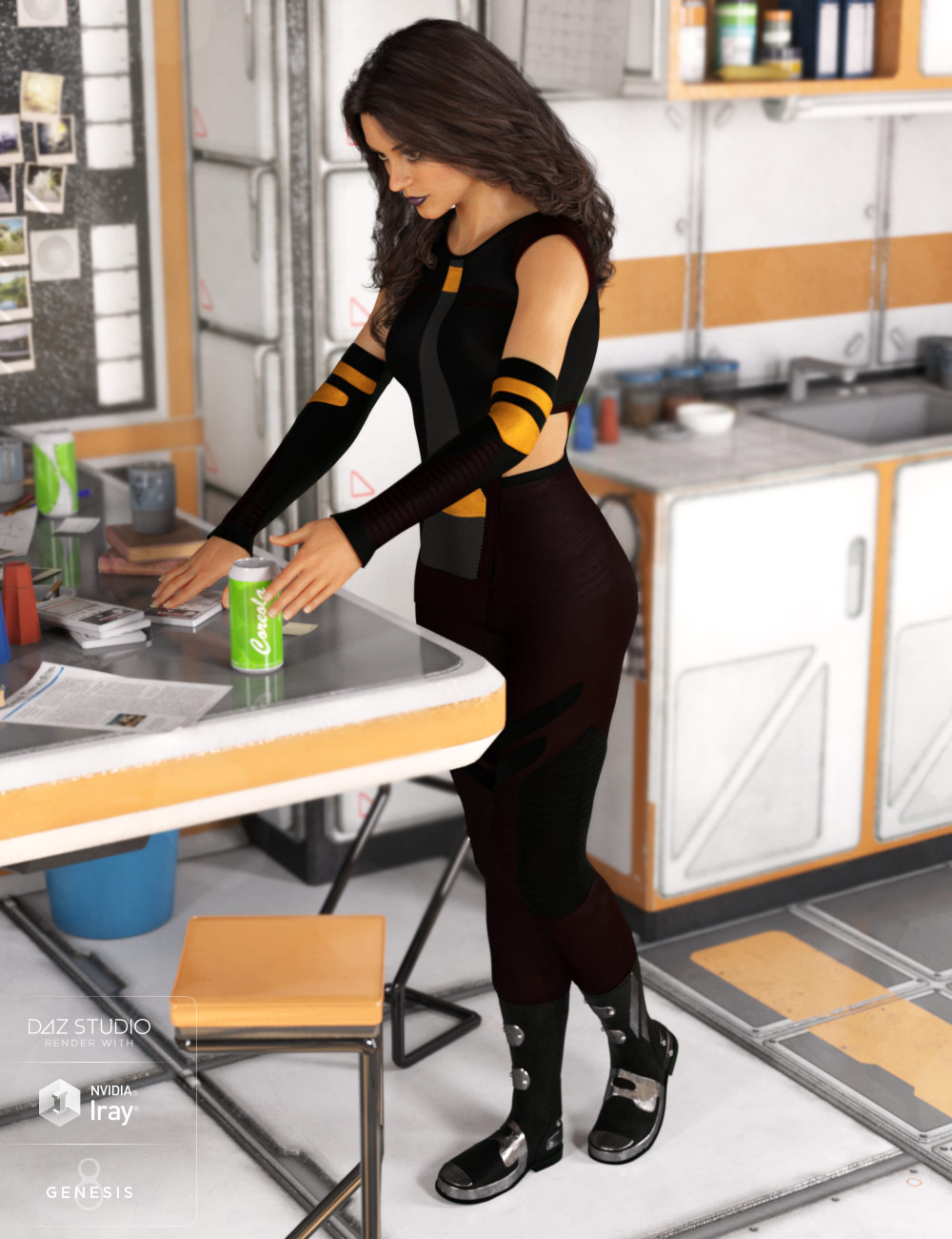 Futura Outfit for Genesis 8 Female(s) Futura Outfit for Genesis 8 Female(s) by: Barbara BrundonShox-DesignUmblefugly, 3D Models by Daz 3D