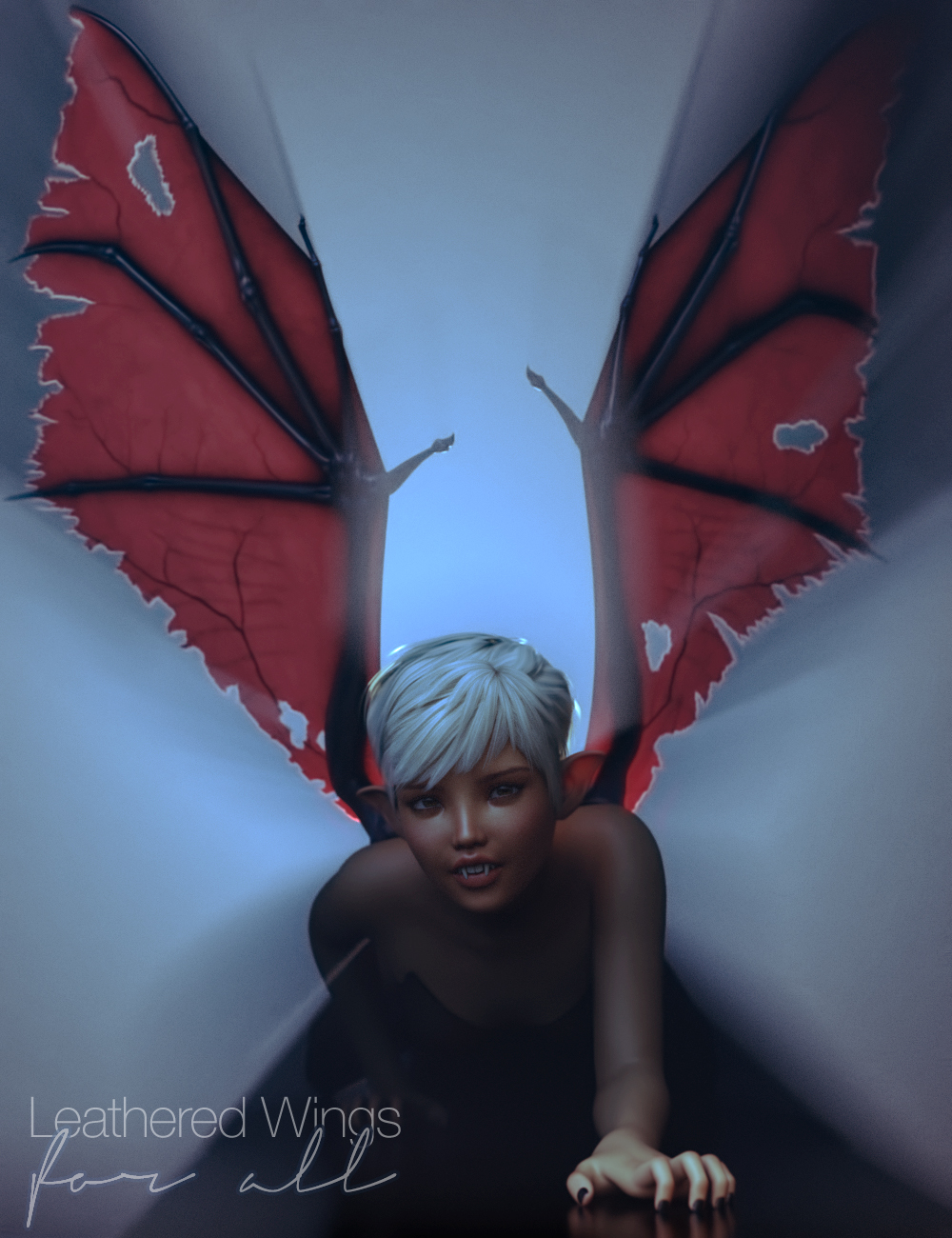 Leathered Wings for All by: 3D Universe, 3D Models by Daz 3D