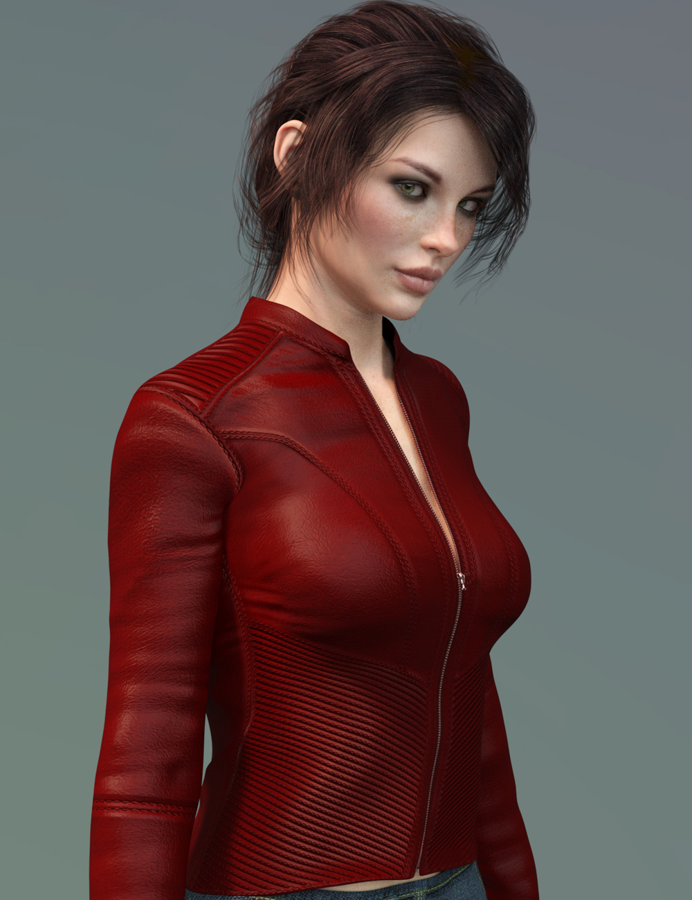 X-Fashion Slim Fit Jacket for Genesis 8 Female(s) by: xtrart-3d, 3D Models by Daz 3D