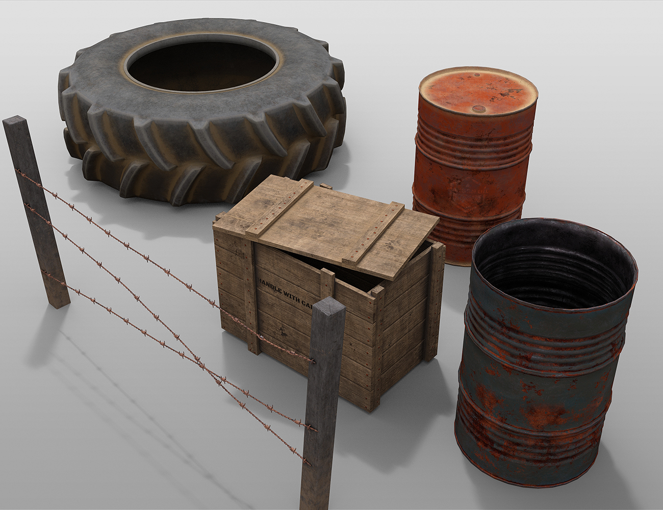 Wasteland Settlement Wasteland Settlement by: Porsimo, 3D Models by Daz 3D