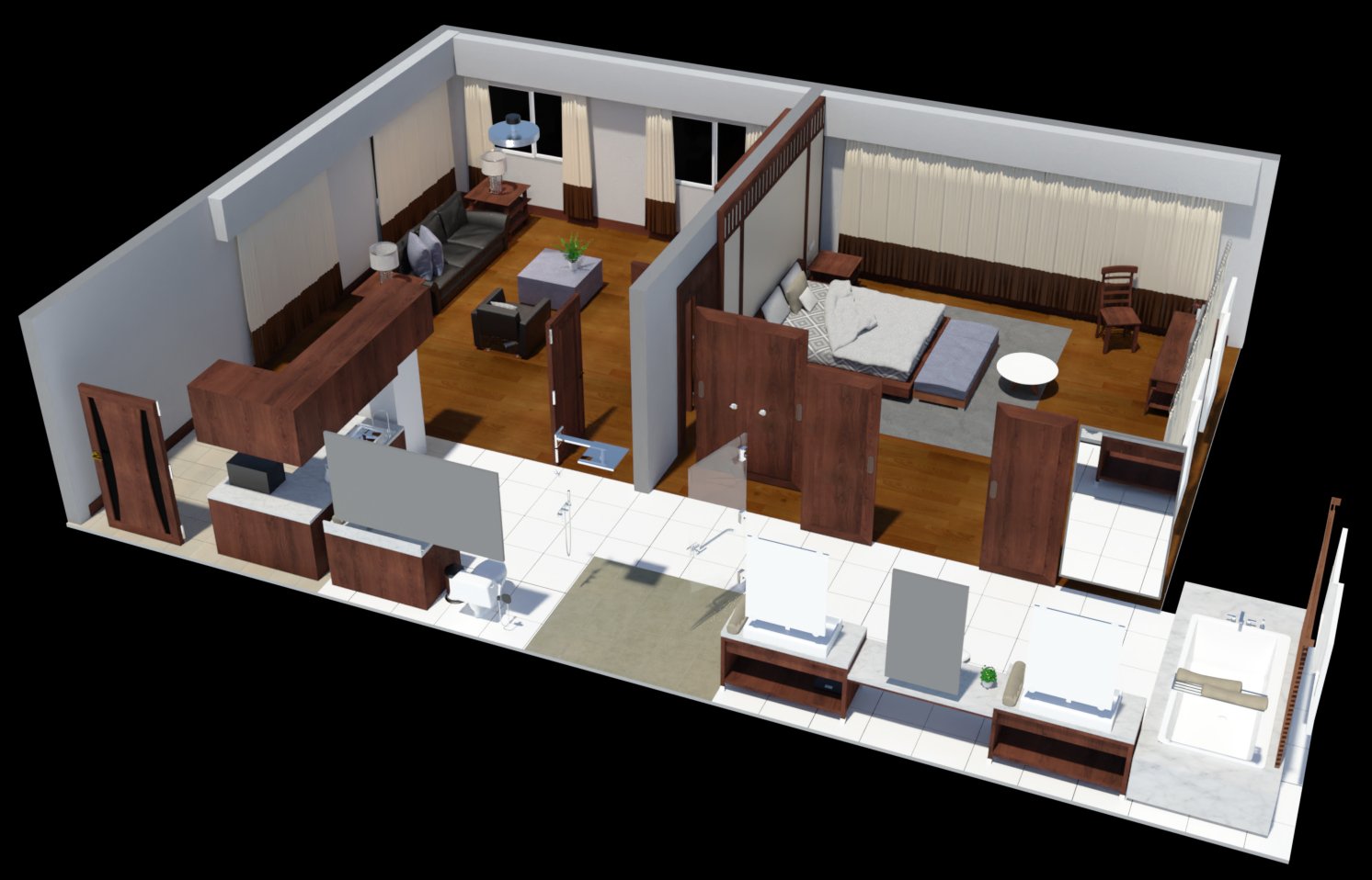 Veranda Suite Veranda Suite by: Tesla3dCorp, 3D Models by Daz 3D