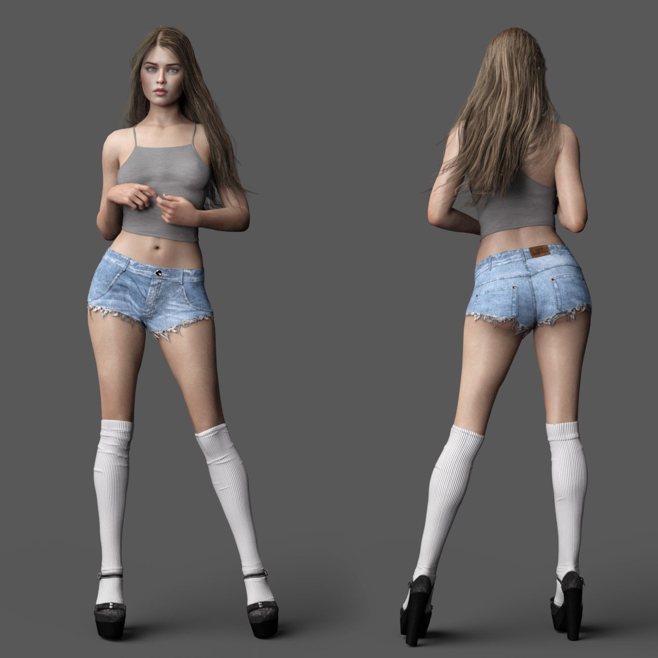 Albany HD for Genesis 8 Female by: Mousso, 3D Models by Daz 3D