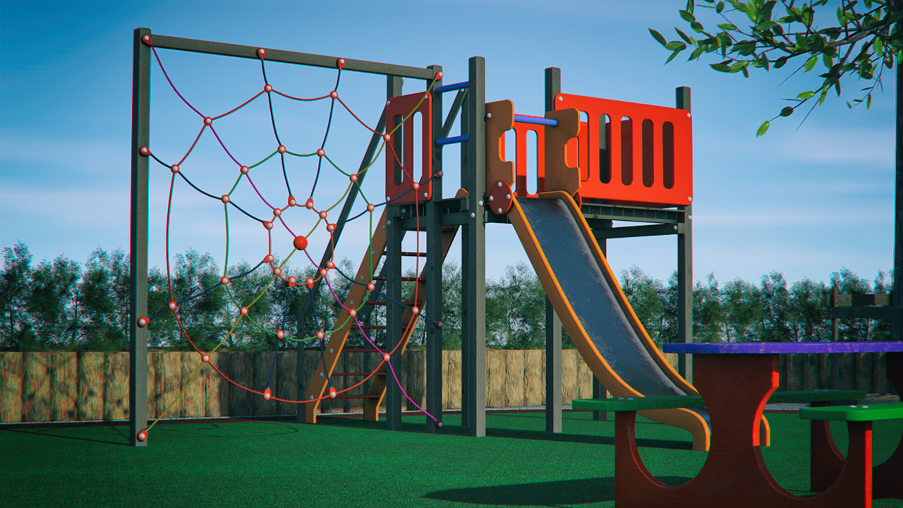 Children Outdoor Playground Children Outdoor Playground by: Mely3D, 3D Models by Daz 3D